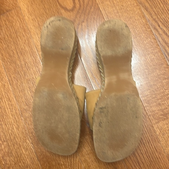 Espace Robert Ciergerie Studio slip on leather mule sandals. Tan size 9.5. - Picture 5 of 5